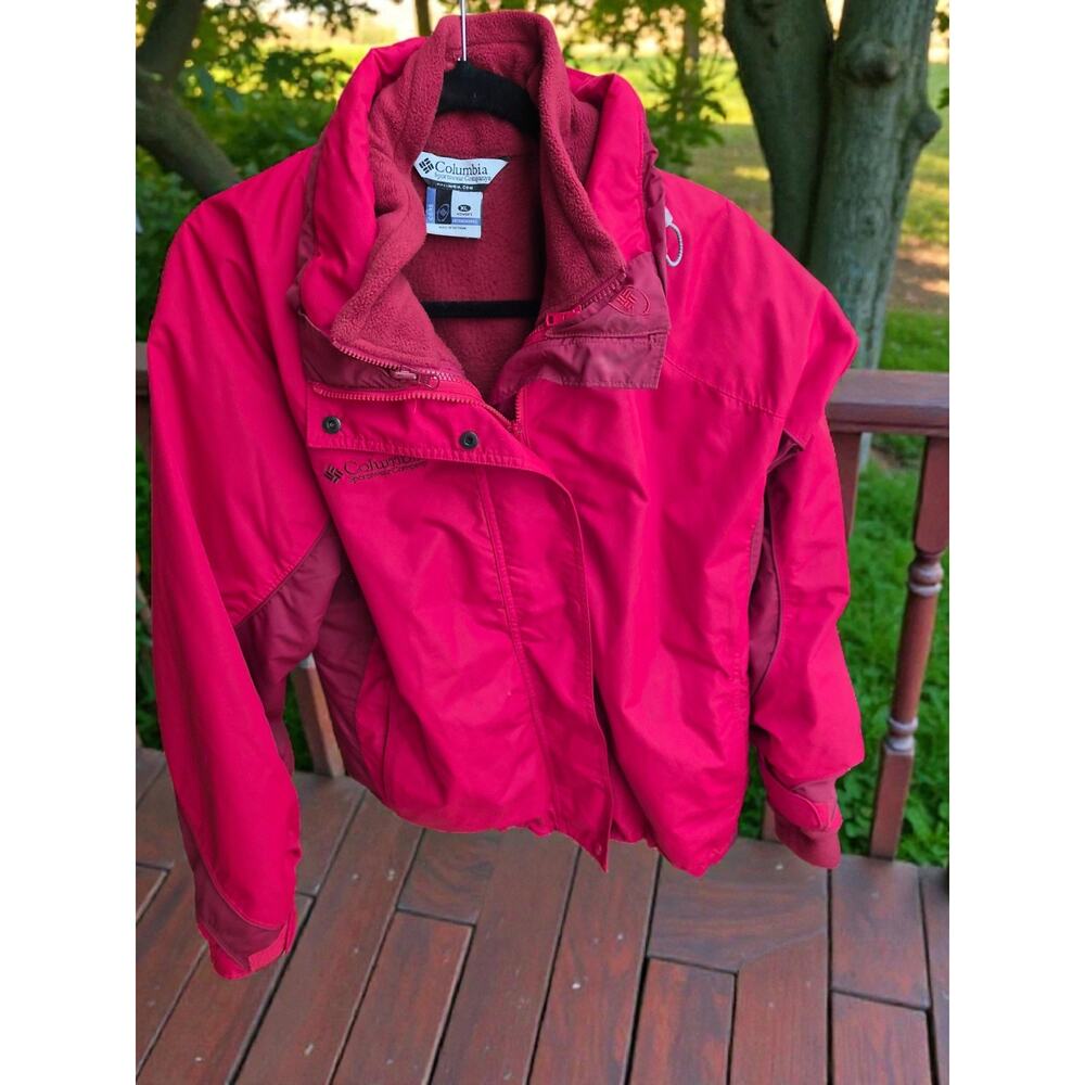Columbia Sportswear Fleece Lined Women's Core Interchange Jacket 2 In 1 XL